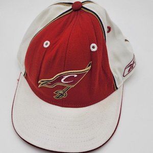 Cleveland Cavaliers Hat Cap Fitted Adult 7 1/4* Red White Reebok NBA Basketball